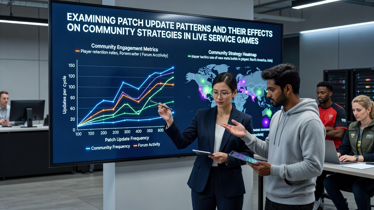 Community members discussing patch notes on a gaming forum with strategy spreadsheets visible